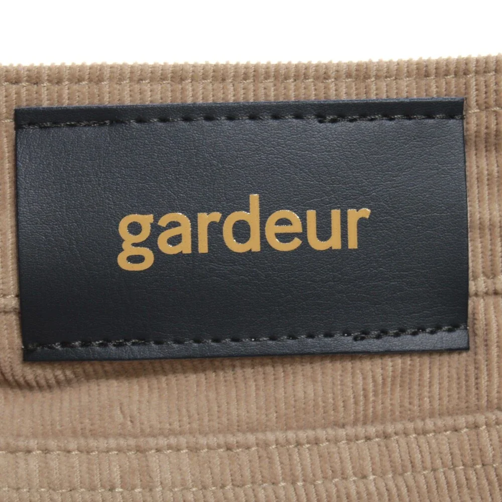 Gardeur NWT 5 Pocket Jean Cut Corduroy Pants Size 40 US Bill-3 in Beige Cotton